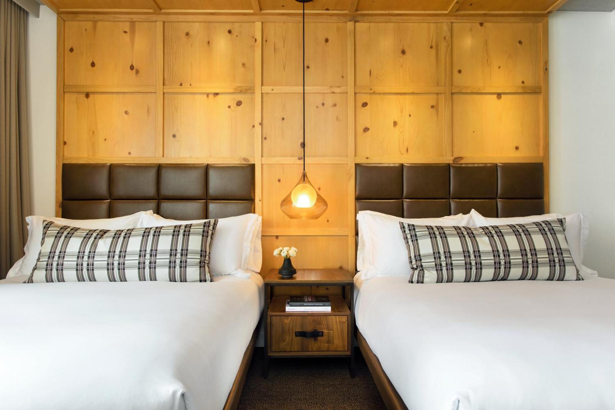 Queen Room with Two Queen Beds and Mobility Accesssible Roll-In Shower