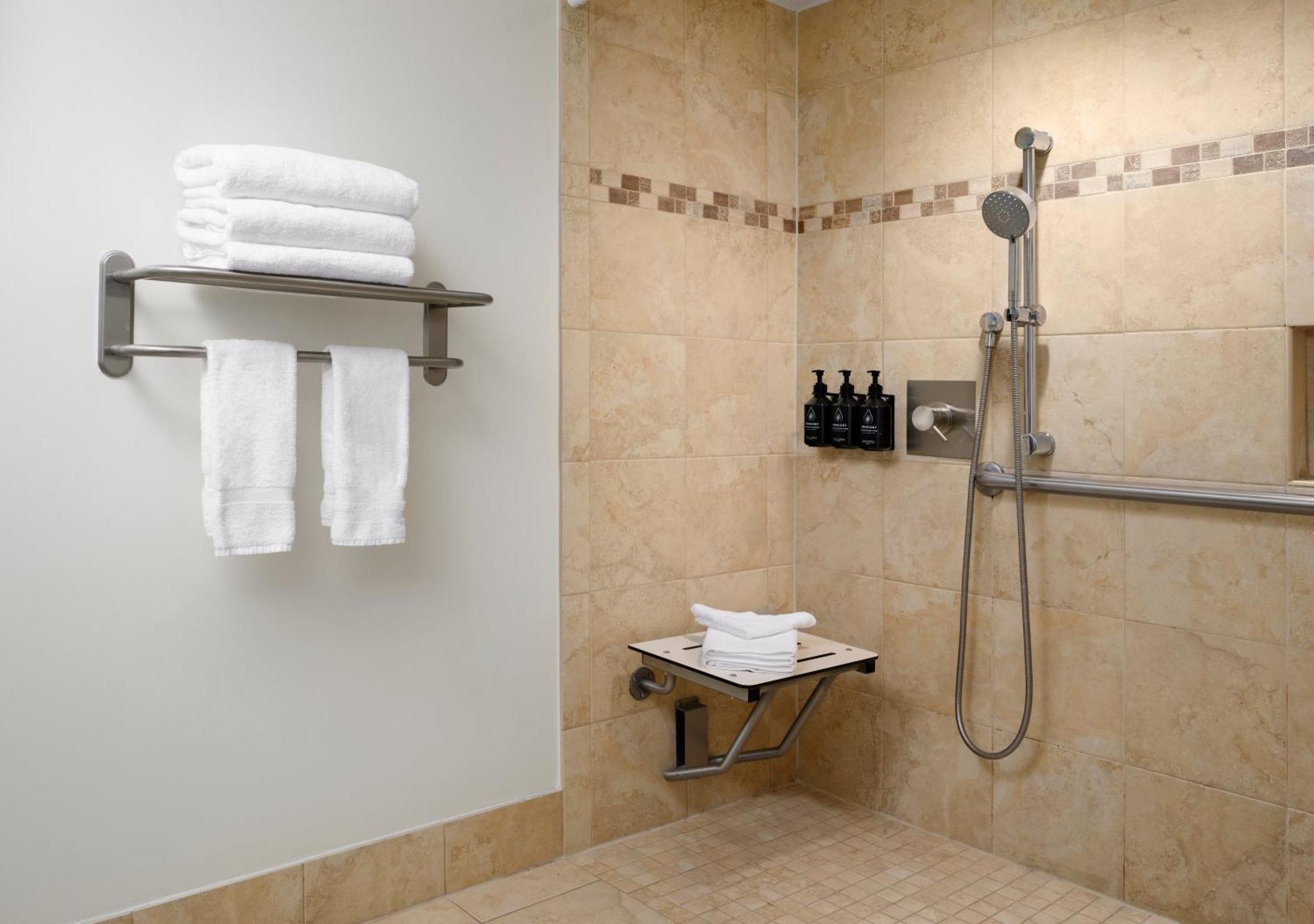 Queen Room Two Queen Beds Communications Mobility Accessible Roll Shower